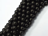 Jet 8mm Round Beads-BeadBeyond