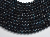 Blue Tiger Eye, 8mm (8.5mm) Round Beads-BeadBeyond
