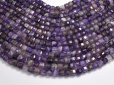 Amethyst, 5.5x5.5mm Faceted Cube Beads, 13 Inch-BeadBeyond