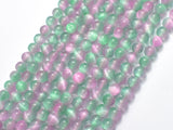 Selenite - Green & Purple, 6mm (6.5mm)-BeadBeyond