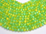 Selenite - Green & Yellow, 8mm (8.5mm)-BeadBeyond