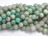 Amazonite Beads, 8mm Round-BeadBeyond