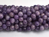 Lepidolite Beads, 8mm Round Beads-BeadBeyond