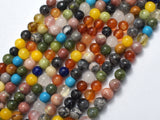 Mixed Stone, 6mm Round Beads-BeadBeyond