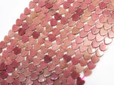 Rhodonite, 6mm Heart Beads-BeadBeyond