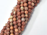 Spicy Jasper Beads, Plum Blossom Jasper, Round, 8mm-BeadBeyond