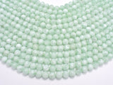 Green Angelite Beads, 8mm Round-BeadBeyond
