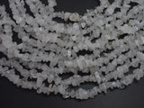 Clear Quartz, 4mm - 10mm Chips Beads, 33 Inch-BeadBeyond