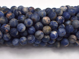 Matte Sodalite Beads, 8mm, Round Beads-BeadBeyond