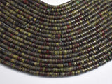 Dragon Blood Jasper, 2x4mm Heishi Disc-BeadBeyond