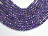 Mystic Coated Amethyst 6mm (6.5mm) Round-BeadBeyond