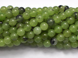 Jade - Green, 8mm Round-BeadBeyond