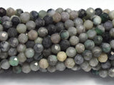 Emerald, 3mm Micro Faceted Round-BeadBeyond