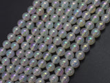 Mystic Coated White Agate, 8mm Round-BeadBeyond