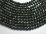 Natural Mocui Jade, 8mm Round-BeadBeyond