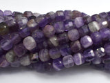 Amethyst, 5.5x5.5mm Faceted Cube Beads, 13 Inch-BeadBeyond