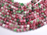 Jade - Red & Green, 8mm Round-BeadBeyond