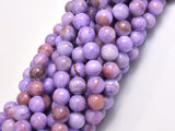 Jade - Purple, 8mm Round-BeadBeyond