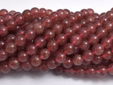 Strawberry Quartz Beads, Lepidocrocite, 6mm Round Beads-BeadBeyond