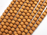 Sandalwood, 7x8mm Drum Beads, 30 Inch,-BeadBeyond