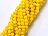 Jade - Yellow, 4mm Round-BeadBeyond