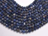 Matte Sodalite Beads, 8mm, Round Beads-BeadBeyond