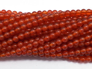 Carnelian Beads, Round, 4mm-BeadBeyond