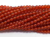 Carnelian Beads, Round, 4mm-BeadBeyond