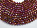 Mystic Coated Carnelian, 8mm Faceted Round-BeadBeyond