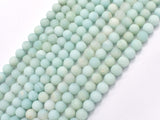 Matte Amazonite Beads, 6mm Round Beads-BeadBeyond
