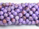 Jade - Purple, 8mm Round-BeadBeyond