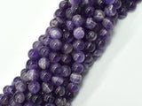 Amethyst Beads, 8mm (8.5mm) Round Beads-BeadBeyond
