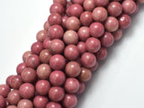 Rhodonite Beads, 10mm, Round Beads-BeadBeyond