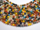 Mixed Stone, 6mm Round Beads-BeadBeyond