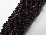 Red Garnet, 4mm - 10mm Pebble Chips Beads-BeadBeyond