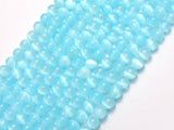 Selenite - Blue, 6mm (6.5mm) Round-BeadBeyond