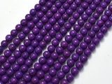 Purple Howlite, 6mm Round Beads-BeadBeyond