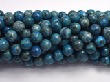 Gray Picture Jasper - Blue, 8mm (8.5mm)-BeadBeyond