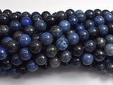 Dumortierite Beads, 8mm Round Beads-BeadBeyond