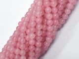 Jade - Pink, 6mm (6.5mm) Round-BeadBeyond