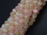 Selenite - Peach & Yellow, 8mm (8.5mm)-BeadBeyond