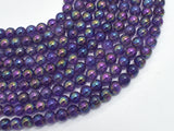 Mystic Coated Amethyst 6mm (6.5mm) Round-BeadBeyond