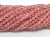 Strawberry Quartz, Lepidocrocite, 4mm (4.8mm) Round Beads-BeadBeyond