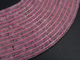 Rose Quartz, Approx. 2x4mm, Heishi Disc-BeadBeyond