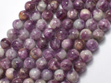 Purple Mica, 8mm Round-BeadBeyond