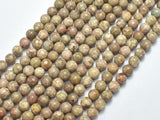 Fossil Jasper Beads, 6mm, Round Beads-BeadBeyond