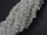 Clear Quartz, 4mm - 10mm Chips Beads, 33 Inch-BeadBeyond