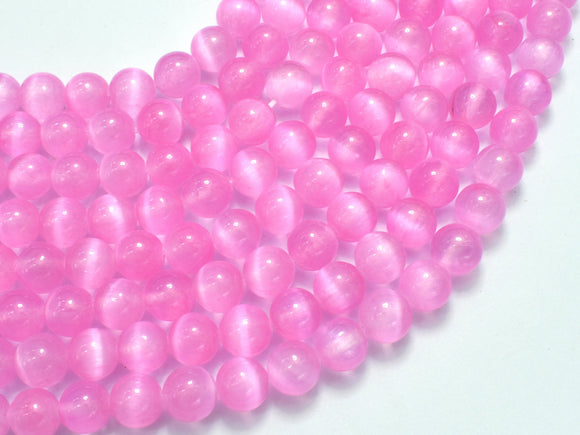 Selenite - Pink, 8mm (8.5mm) Round-BeadBeyond