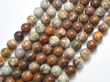 African Green Opal, 10mm(10.3mm) Round Beads, 16 Inch, Full strand-BeadBeyond