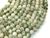 Peace Jade Beads, Round, 6mm